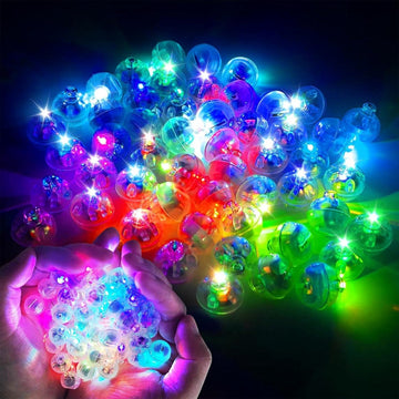 Lampion ledverlichting - Mini 120 stuks ronde led ballonlichten voor feest bruiloft Halloween-decoratie