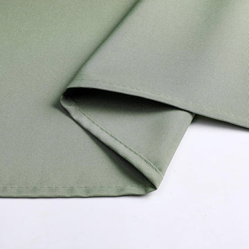 Kwaliteit tafelkleed textiel rond 140 cm, kleur naar keuze saliegroen