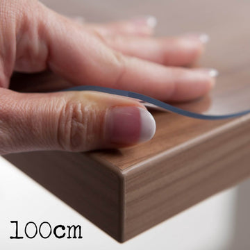 Tafelbeschermer Transparant 2 mm (100 cm breed) - 100 x 300 cm - Transparant tafellaken