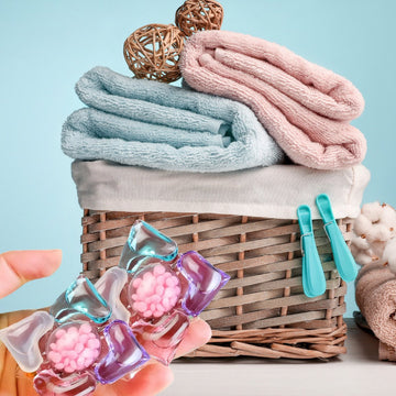 Wasmiddel: FashFresh 5-in-1 Waspods - 300 Stuks | Voor alle soorten was, Hypoallergeen, Antibacterieel, Wasverzachter, Milieuvriendelijk, Krachtige Vlekverwijdering en Langdurige Frisheid - Ideaal voor Allergieën en Gevoelige Huid