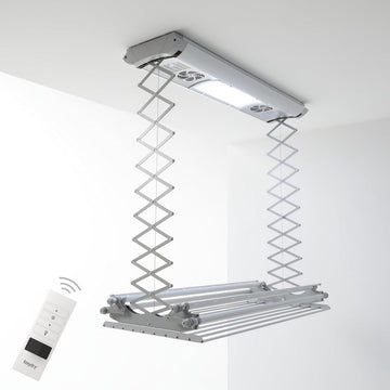 Foxydry Air Elektrisch muur- en plafonddroogrek met afstandsbediening - Ruimtebesparend en elektrisch (103)