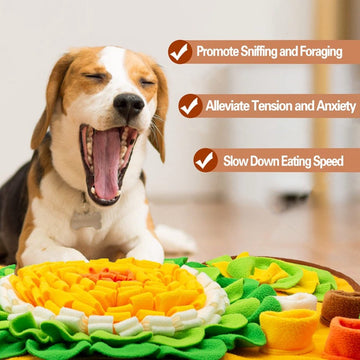 Benepaw Interactieve Hond Puzzel Speelgoed Duurzaam Huisdier Snuffel Mat Puppy Training Traag Intelligent Voeren Stimuleert Natuurlijke Foerageren