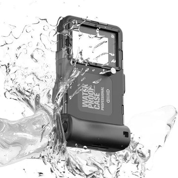 Waterdichte Telefoonhoes Universele Smartphone Duiken Cover - Zwemmen Snorkelen Onderwater - iPhone 14 Pro Max 13 11 Samsung S23 Ultra S22 S9 Huawei Google OnePlus Xiaomi Motorola - Zwart
