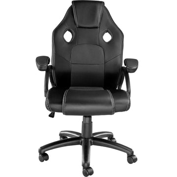 tectake® - bureaustoel gamingchair - luxe burostoel kantoorstoel - racingstoel burostoel gamestoel Mike - zwart/zwart