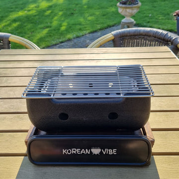 KoreanVibe The small Grill Barbeque - BBQ - Grill - Tafel - Barbecue - Korean bbq - houtskool bbq - koreaanse barbeque