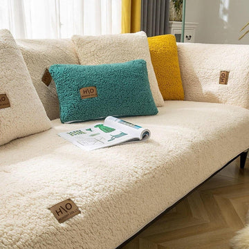 Bankhoes stretch 3 zitsbanken - Sofahoes hoezen - hoekhoes - 1-2-3-4-zitsbank - L-vormige - fluwelen - bankbescherming - antislip - hoes - chaise longue - wasbaar - sectionele bank - Beige - 70 x 180 cm - Rechthoekig bankhoes stretch 3 zitsbanken