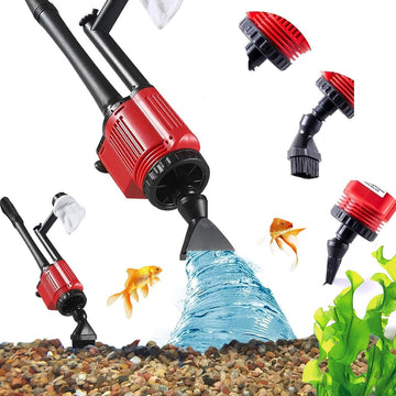 Aquarium Stofzuiger - Aquarium Bodemreiniger - Aquarium Schoonmaakset - Aquarium Reiniging En Schoonmaken - Elektrisch