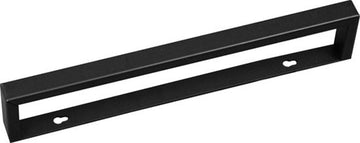 Eleganca Industrieel handdoekrek zwart – L30 x B5.6 x H2 cm - Handoeken ophangrek - Wandmontage - Handdoekhouder – RVS – Mat Zwart