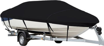 Boothoes - Bootzeil - Afdekzeil Boot - Zwart - Maat A: 425-485 x 173 cm