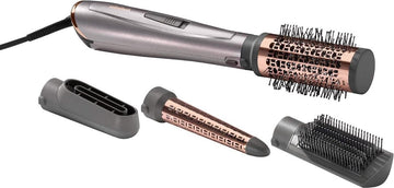 Föhnborstel 1000W AS136E Air Style 2 Temperatuurinstellingen inclusief Coolshot - Drogen-Stylen-Krullen-Volume Ionische Anti-pluis met 4 opzetstukken