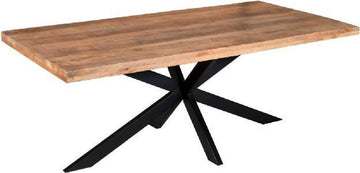 Fleur - eettafel - 160 x 90 cm 77cm hoog - mango hout - matrix poot