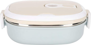 Thermische Bento-lunchbox met roestvrijstalen thermische isolatie, enkellaags 900 ml voedselcontainers voor kinderen, volwassenen, studenten, kinderen, houdt voedsel warm, geschikt voor werk, school, kantoor