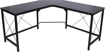 Hoekbureau - Computerbureau - Computertafel Bureau - Laptop Computer Hoek Meubel - Computerneubel - Gamemeubel- Zwart
