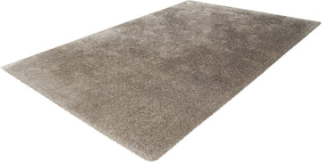 Lalee Glamour - hoogpolig vloerkleed - Velours - Velvet - Recycled karpet fraai tapis - effen tapijt maat 80x150 Silver grijs