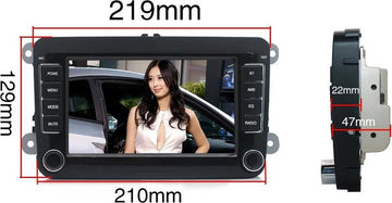 Auto Radio 510RNS Android Volkswagen Polo Golf / Seat /Skoda Bluetooth Navigatie maps Europa