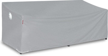 Tuinbankhoes, waterdicht, tuinbankhoes voor 3-4-zits tuinbank, afdekking voor 3-4-zits, vervaagt niet binnen 2 jaar, grijs, 264 x 102 x 89 cm