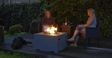 Cocoon Table Vierkant (Zwart) - Happy Cocooning vuurtafel