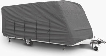 Caravanhoes - A-kwaliteit - 4,30-4,80m x 2,35 x 2,20 - Grijs