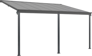 Terrasdak / Overkapping - Borneo - 5 x 3 m - Grijs