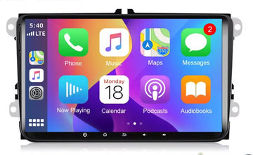 Carplay & Android auto | 2GB & 32GB | Vw volkswagen Golf 5 & 6 Polo Caddy Jetta T5 Touran Passat Transporter scirocco Eos | Autoradio met navigatie | Radio scherm | 2003 2004 2005 2006 2007 2008 2009 2010 2011 2012 2013 2014 2015 | 6r 6c plus cc RNS