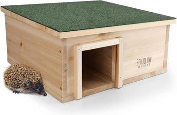 Egelhuis Winterweerbestendig Tuin Kattenbestendig Overwinteringsplaats Houten Bodem Egelhuis
