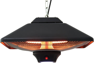 Terrasverwarmer met afstandbediening - Heater - Terrasheater - 2000 Watt - Zwart