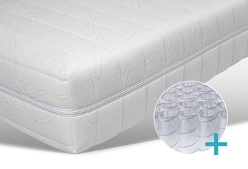Matras 90x200 - Pocketvering Comfort 7 zone Medium/Stevig - Tot 130kg