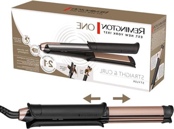 2in1 Multistyler Straight & Curl Styler - Steil/Krul Stand - Digitale Display - 150-230°C - Stijltang & Krultang