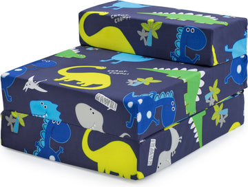 Kids Opvouwbare Matras - Logeermatras Opvouwbaar - Zetelbed - Kinderen Vouwmatras - Kinder Opvouwbaar Matras 1 Persoons - Logeerbed voor Kinder