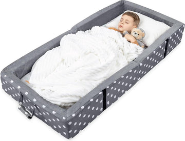 Reisbedje voor Peuters Draagbaar Opvouwbaar met Bumpers - Co Sleeper