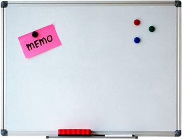 Whiteboard Magnetisch 120 x 180cm Inclusief pennengoot