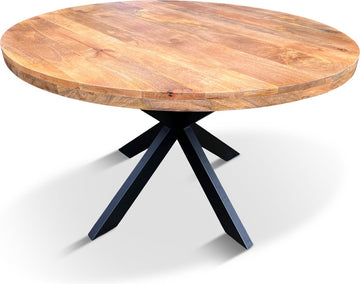 Eettafel Jasper Ø120cm rond mango naturel