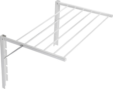 ABJ - Opvouwbaar Mini Droogrek voor badkamer muurmontage - 60 cm - WIT
