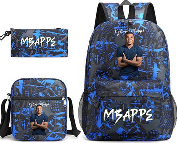 Verkoop Nederland® - Fashion - Kinder rugzak - Fortnite - Meisjes - Jongens - Kinderen Schooltas - Zwart/Blauw - Tiener - 20-35 Liter - Met Gratis Shouder Tas + Pen Zak)