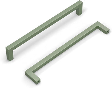 10 stuks kastgrepen, keukengrepen, groen, deurgrepen, keuken, 160 mm, keukenmeubelgrepen, keukenmeubelgrepen voor keukenkasten
