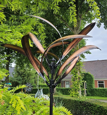 WINDMOLEN / SIERLIJK / TUINSTEKER / TUINBEELD / METAAL / WINDSPINNER