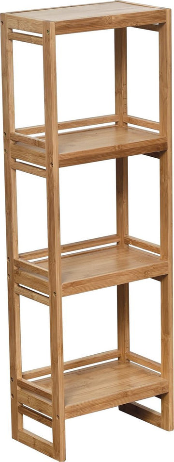 Multifunctioneel Bamboe Rek 4-laags 33x20x100 cm - Bruin