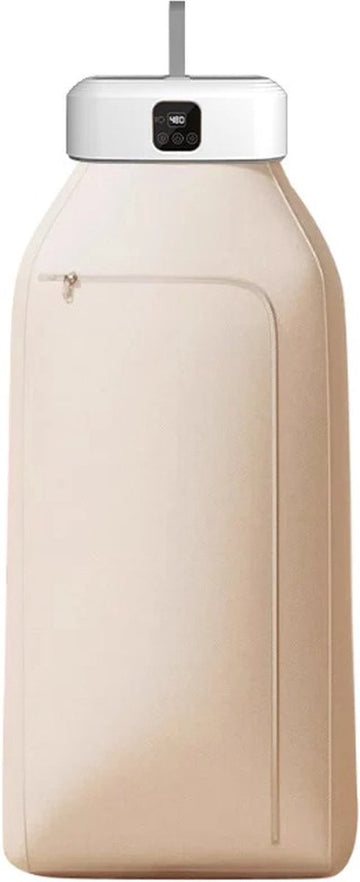 Multifunctionele Droger - Elektrische Wasdroger - Draagbare Compacte Wasdroger - Tijdsinstelling - Beige