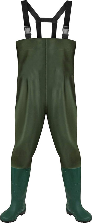 Waadpak - Waadbroek - Visserspak - Regenpak - 100% Waterdicht - Schoenmaat 44/45 XL