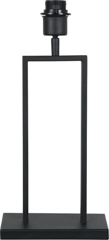 Tafellamp zwart | 1-lichts | E27 fitting | modern / strak design | voor woonkamer / kantoor | geschikt voor ledverlichting