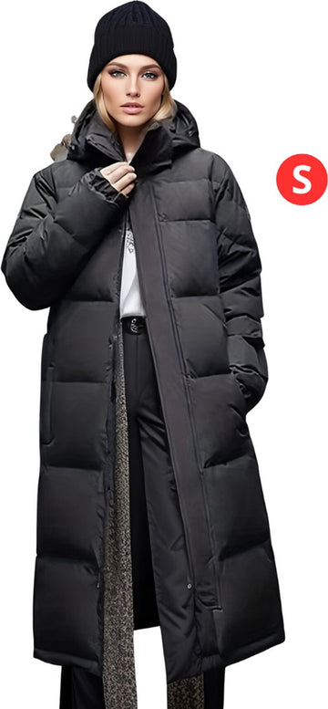 Winterjas - Parka Dames Winterjas - Winter - Volwassen - Zwart - Maat S