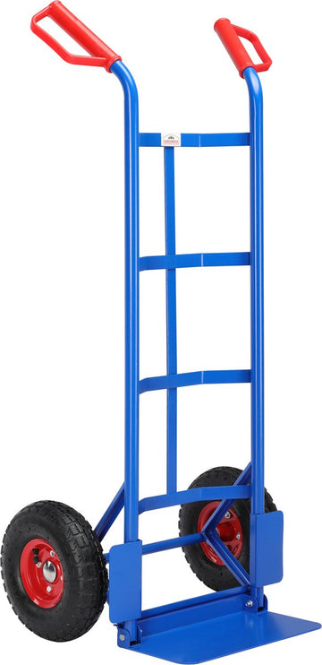 Gardebruk Steekwagen – Opvouwbaar & Luchtbanden tot 200kg – Blauw