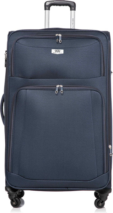 Dubai Abudabi Grote Koffer - 76 cm - 95/103 liter - Expandable - Blauw