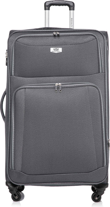 Dubai Abudabi Grote XL Koffer - 88 cm - 125/135 liter - Expandable - Grijs