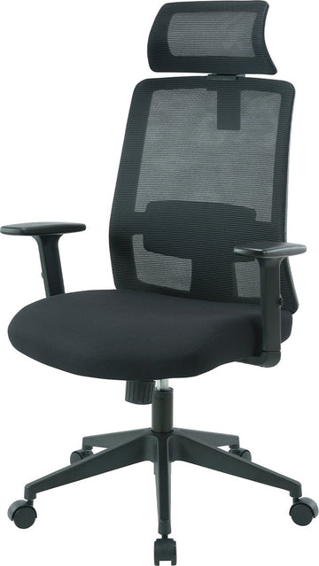 Ergonomische Bureaustoel - Bureaustoelen voor volwassenen - Office Chair Ergonomisch - Zitdiepte verstelbaar - Basis van aluminiumlegering - Maximale belasting 150KG - Grijs
