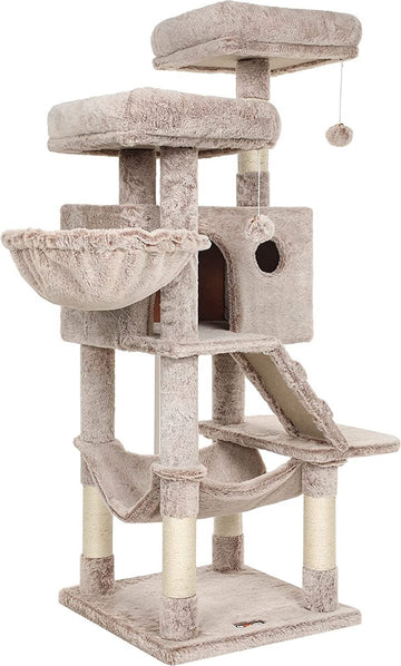 kattenkrabpaal / grote klimboom - speelhuis voor katten / playhouse for cats