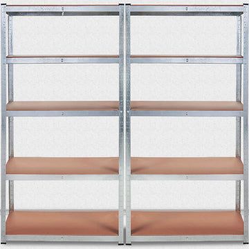 7House zwaar Uitgevoerde Metalen Opbergrek/Stellingkast met 5 legborden - 875kg draagkracht - (HxBxD) 180x90x60 cm - 175kg per plank