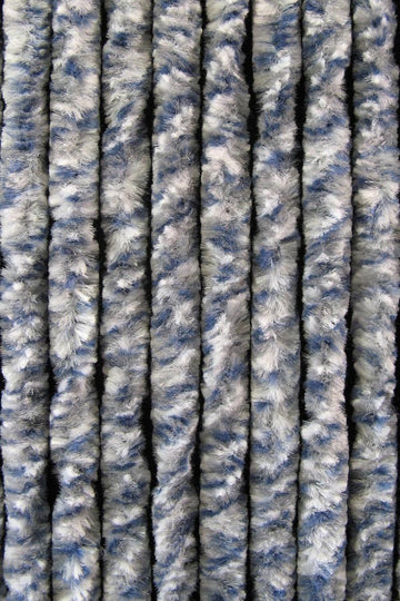 Kattenstaart - 100x230 cm - Blauw/Grijs/Wit