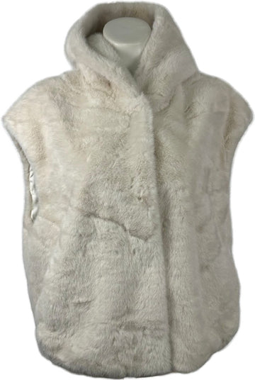 Trendy Faux Fur Bodywarmer met Capuchon - In 4 kleuren - One Size - Wintertrend 2024!