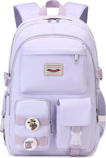 Middelbare School Rugzakken voor Tienermeisjes - kawaii Anime Kids Boekentassen Vrouwen Casual Dagrugzak met Roze Details. Boekentas meisjes